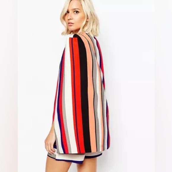 Simply Be striped vape blazer!! Size 3X (22/24)! EUC! 🌈 - Picture 3 of 6